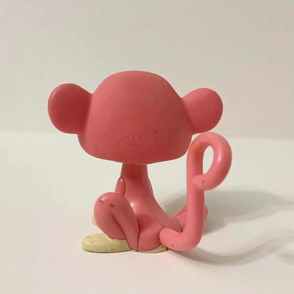 Yummi Land Nikki Neopolitan Ice Cream Pop Doll Pet Monkey 3 Inch Tall - Picture 4 of 12